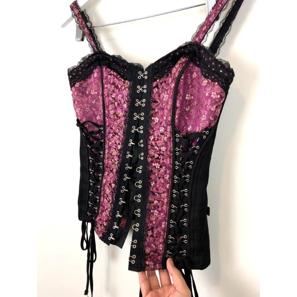 Tripp NYC Floral Corset Top - Picture 3 of 5